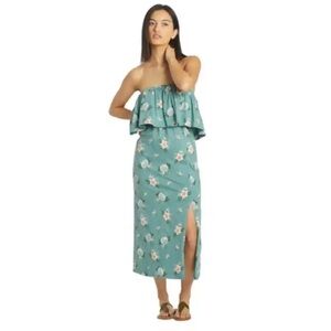 O’Neill NWT strapless Drees floral print‎ size M